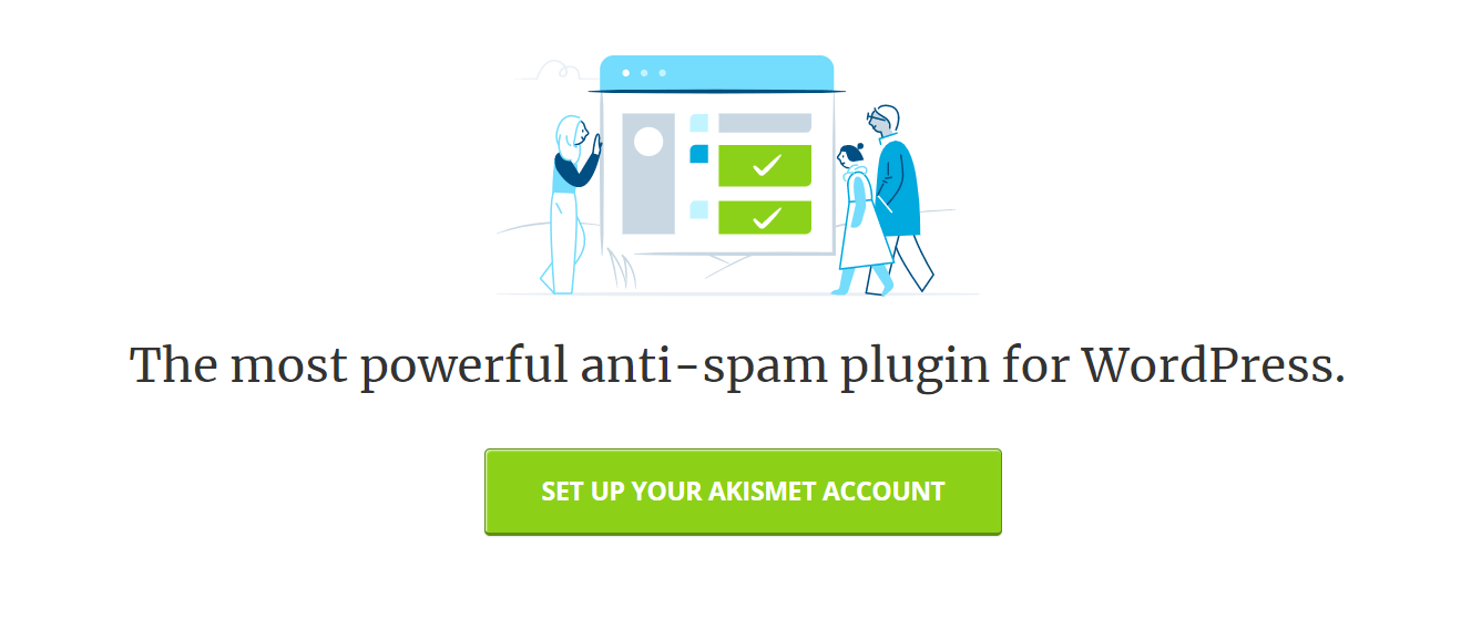 剔除WordPress的垃圾评论并保护表单插件：Akismet Anti-Spam