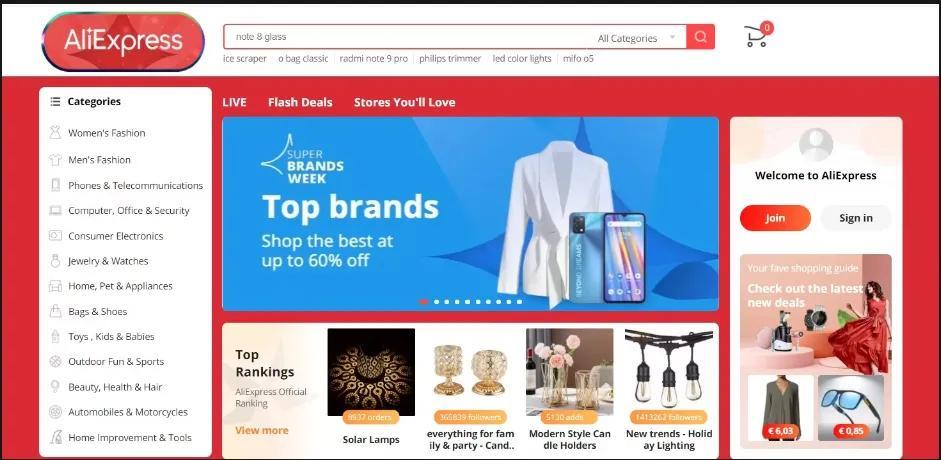 10大畅销美国的中国购物网站排行榜