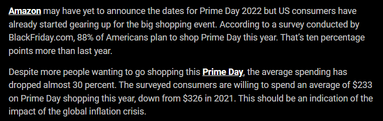prime day亚马逊「prime day使用规则和最新情况」