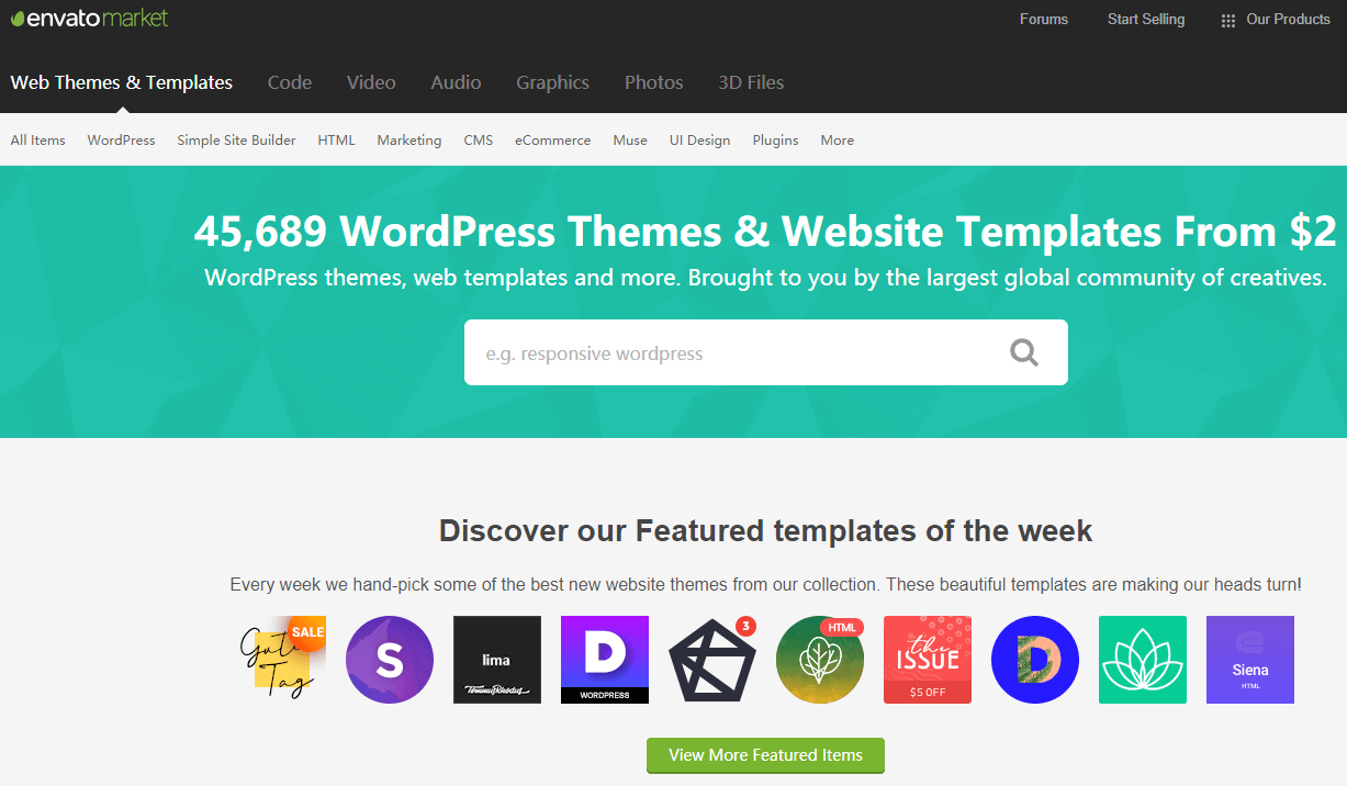 themeforest官网介绍「国外最大的WordPress主题平台」